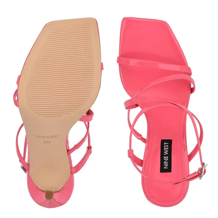 Tilas Heeled Sandals Miami Pink Women Nine West Dress Tilas Heeled Sandals Miami Pink Women Nine West Dress