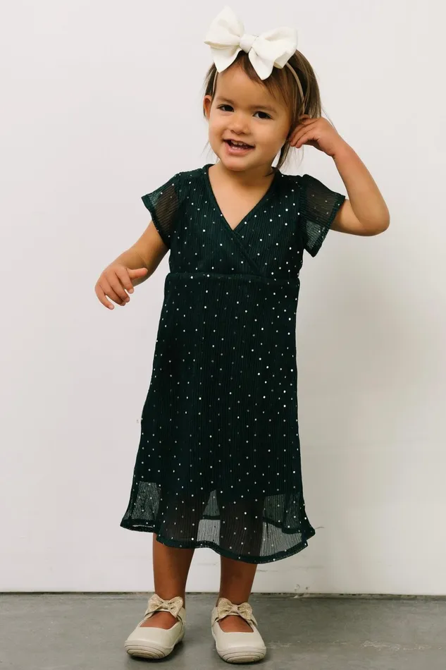 Toddler Grace Sparkle Gown Emerald Women Baltic Born Flower Girl