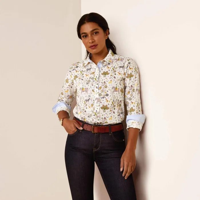 Tomales Shirt Folkore Print Women Ariat TShirts and Tops