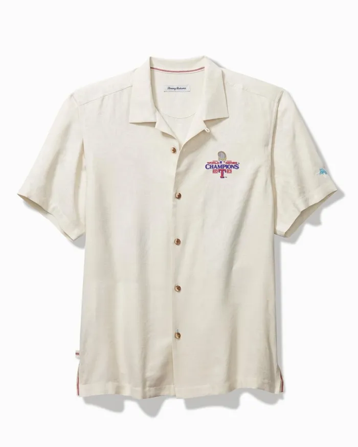 Tommy Bahama 2023 MLB World Series Silk Camp Shirt Texasrangers Men Shirts Tommy Bahama 2023 MLB World Series Silk Camp Shirt Texasrangers Men Shirts