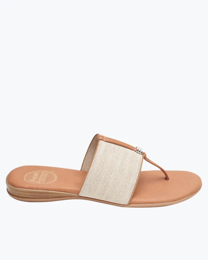 Tommy Bahama Andr Assous Nice Featherweights Metallic Sandals Metallic Women Shoes and Sandals