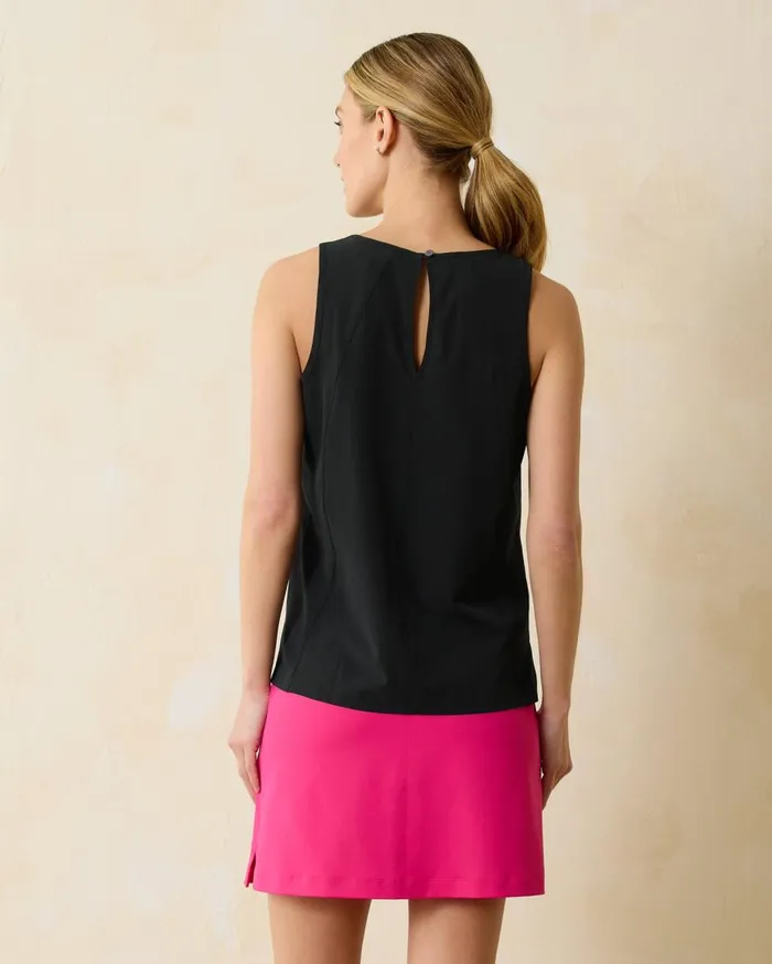 Tommy Bahama Bahama Coast Villa Palms Sleeveless IslandZone Top Island Navy Women Tops and Shirts Tommy Bahama Bahama Coast Villa Palms Sleeveless IslandZone Top Island Navy Women Tops and Shirts