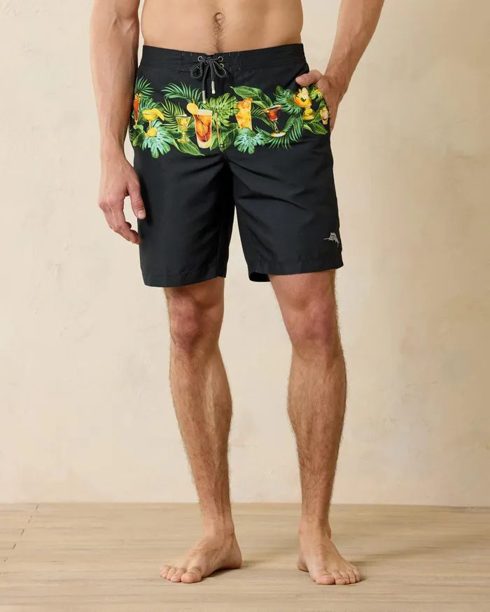 Tommy Bahama Baja Palma Fresca 9Inch Boardshorts Mare Navy Men Swim and Boardshorts