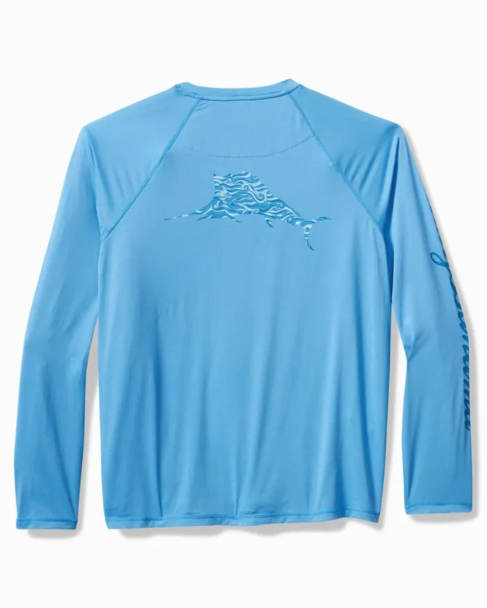 Tommy Bahama Big and Tall New Bali Skyline VNeck TShirt Blue Swell Big and Tall TShirts Tommy Bahama Big and Tall New Bali Skyline VNeck TShirt Blue Swell Big and Tall TShirts
