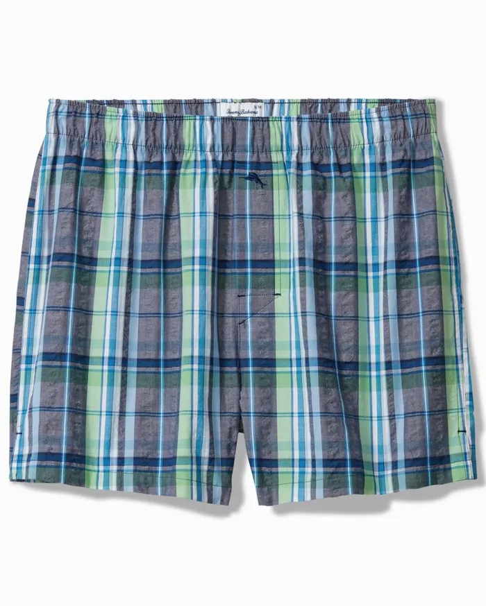 Tommy Bahama Big and Tall Woven Boxers Kingdom Blue MenBig and Tall Underwear