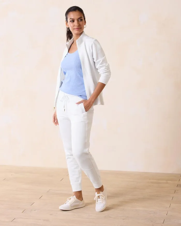 Tommy Bahama Chambray All Day HighRise Easy Pants Light Storm Wash Women Pants and Crops Tommy Bahama Chambray All Day HighRise Easy Pants Light Storm Wash Women Pants and Crops