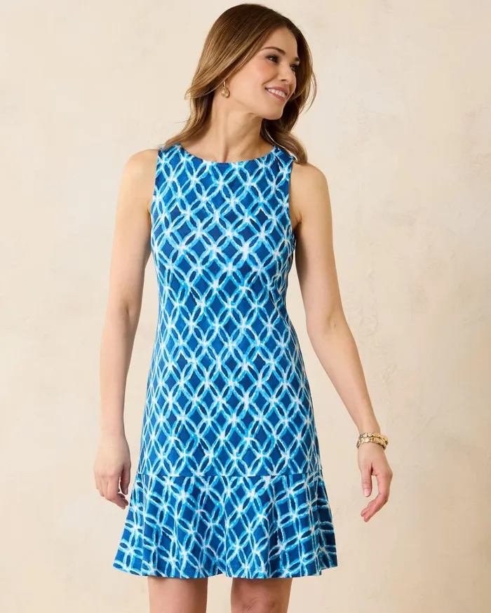 Tommy Bahama Darcy Lovely Lattice Flounce Dress Island Navy Women Dresses Tommy Bahama Darcy Lovely Lattice Flounce Dress Island Navy Women Dresses