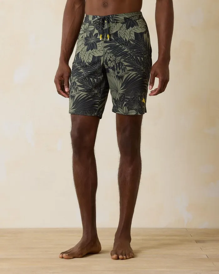 Tommy Bahama Disney Baja Surf The Wave 9Inch Board Shorts Blue Freeze Men Swim and Boardshorts