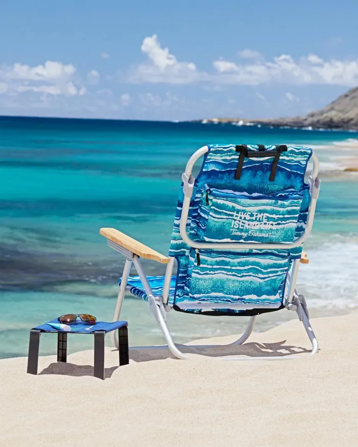 Tommy Bahama Fabric Folding Table Navy Beach and Home Outdoor Accessories Tommy Bahama Fabric Folding Table Navy Beach and Home Outdoor Accessories