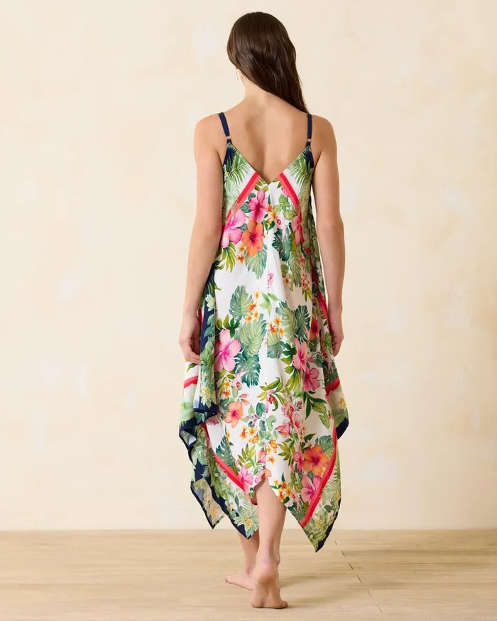 Tommy Bahama Flora Talithia Scarf Coverup Dress White Women Dresses Tommy Bahama Flora Talithia Scarf Coverup Dress White Women Dresses
