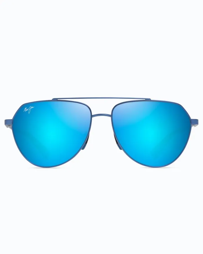 Tommy Bahama Honokalani Sunglasses By Maui Jim Matte Black MenBig and Tall Maui Jim Sunglasses