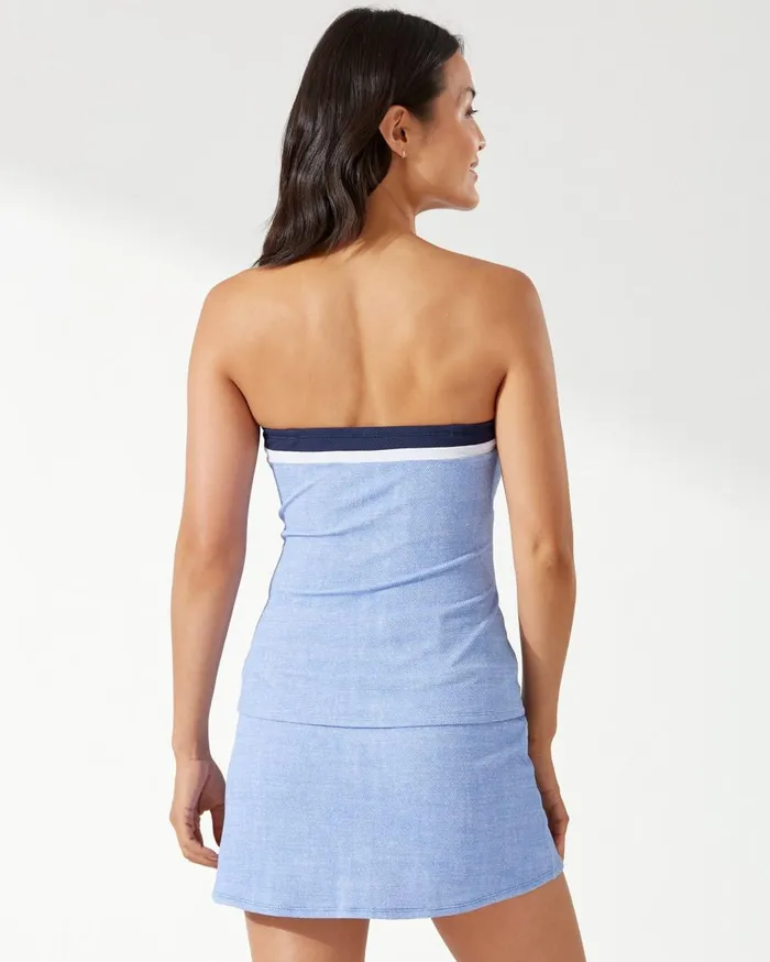 Tommy Bahama Island Cays Colorblock Bandini Top Blue Monday Hthr Women Bikini Tops Tommy Bahama Island Cays Colorblock Bandini Top Blue Monday Hthr Women Bikini Tops