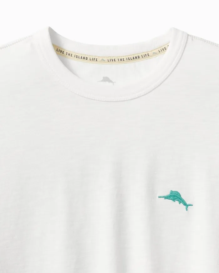 Tommy Bahama Island Destination ShortSleeve Lux TShirt White Men TShirts Tommy Bahama Island Destination ShortSleeve Lux TShirt White Men TShirts