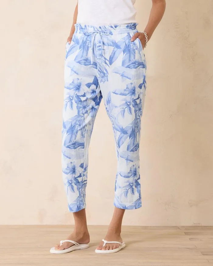 Tommy Bahama Island Gauze Easy Pants White Women Pants and Crops Tommy Bahama Island Gauze Easy Pants White Women Pants and Crops