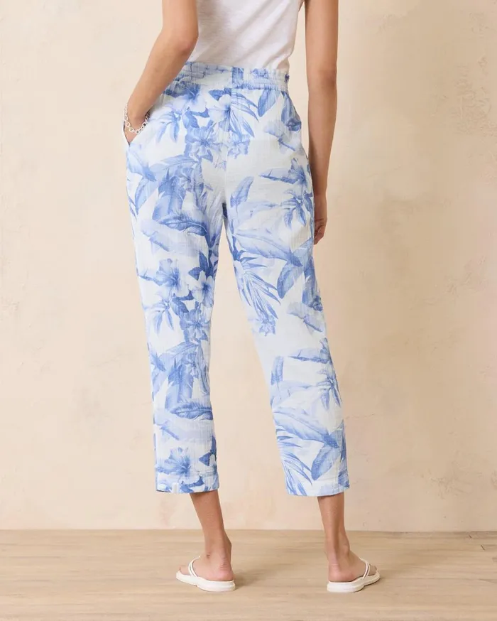 Tommy Bahama Island Gauze Easy Pants White Women Pants and Crops Tommy Bahama Island Gauze Easy Pants White Women Pants and Crops