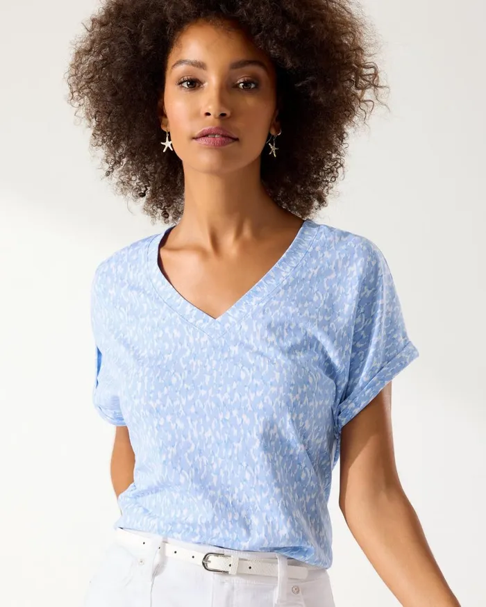Tommy Bahama Island Gauze OfftheShoulder Top Blue Vault Women Tops and Shirts