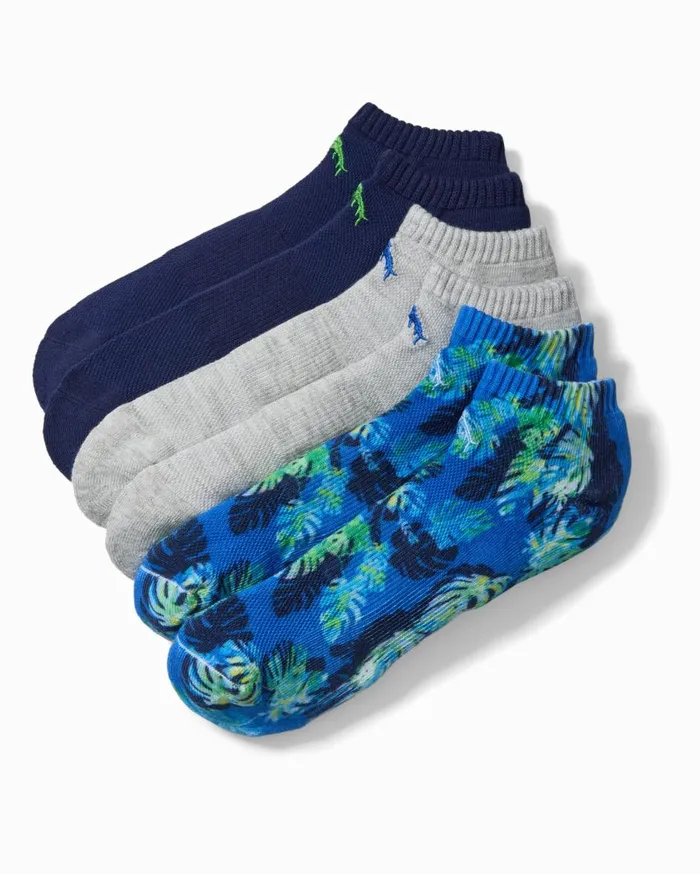 Tommy Bahama IslandZone Performance Athletic Socks 3 Pack Assorted MenBig and Tall Socks