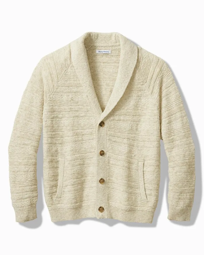 Tommy Bahama Nova Wave Palm Valley Bomber Jacket Dockside Blue Men Jackets and Outerwear
