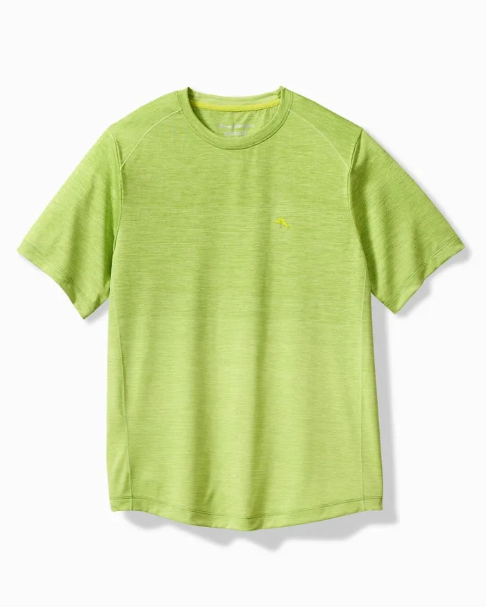 Tommy Bahama Oasis Fade IslandZone Crewneck TShirt Starter Green Men TShirts