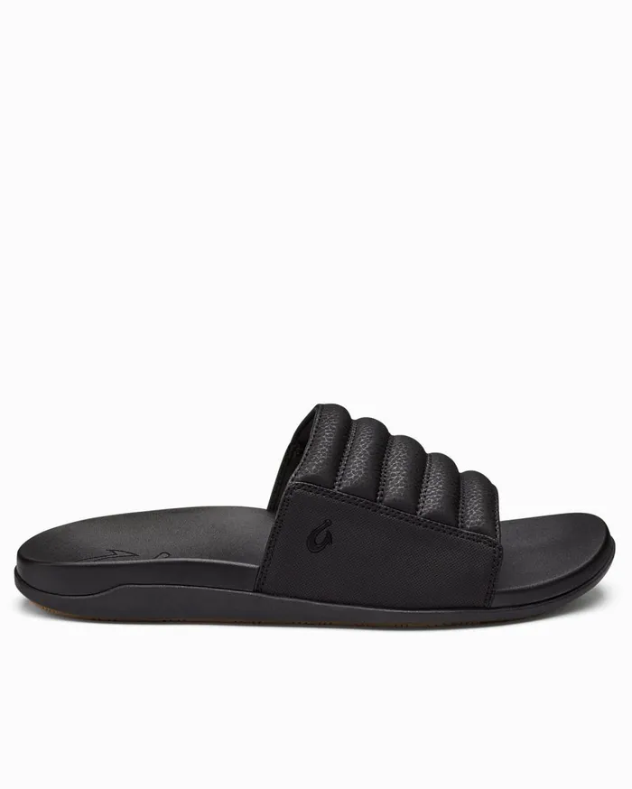 Tommy Bahama Olukai Komo Slide Sandals Black MenBig and Tall Shoes and Sandals