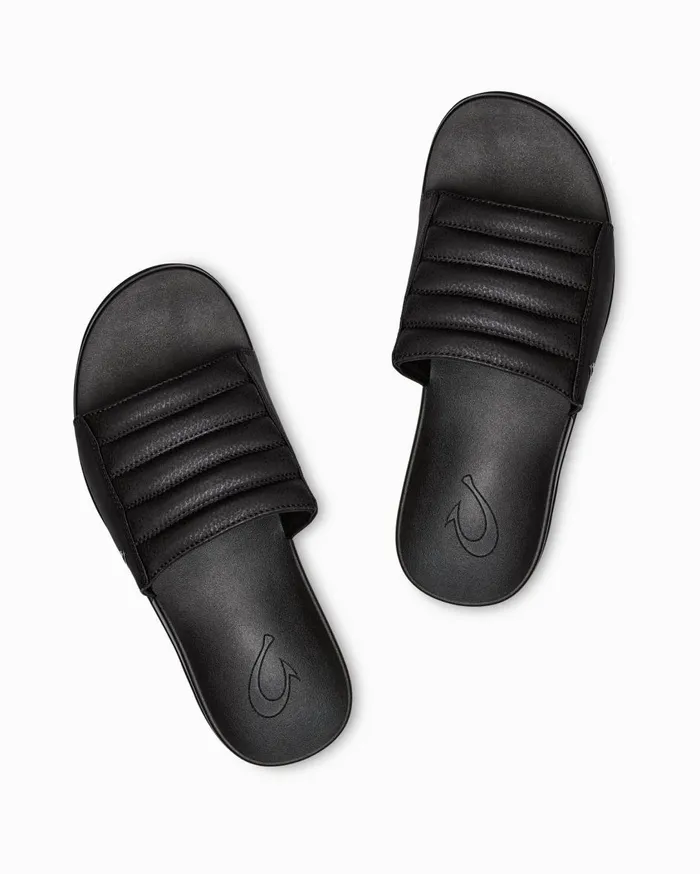 Tommy Bahama Olukai Komo Slide Sandals Black MenBig and Tall Shoes and Sandals Tommy Bahama Olukai Komo Slide Sandals Black MenBig and Tall Shoes and Sandals