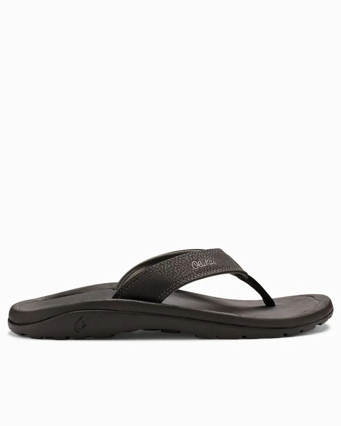 Tommy Bahama OluKai Nalu Slide Sandals Dark Java MenBig and Tall Shoes and Sandals