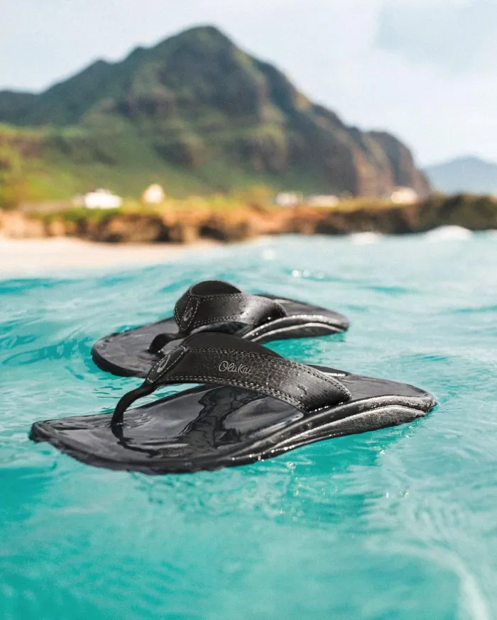 Tommy Bahama OluKai Nalu Slide Sandals Dark Java MenBig and Tall Shoes and Sandals Tommy Bahama OluKai Nalu Slide Sandals Dark Java MenBig and Tall Shoes and Sandals