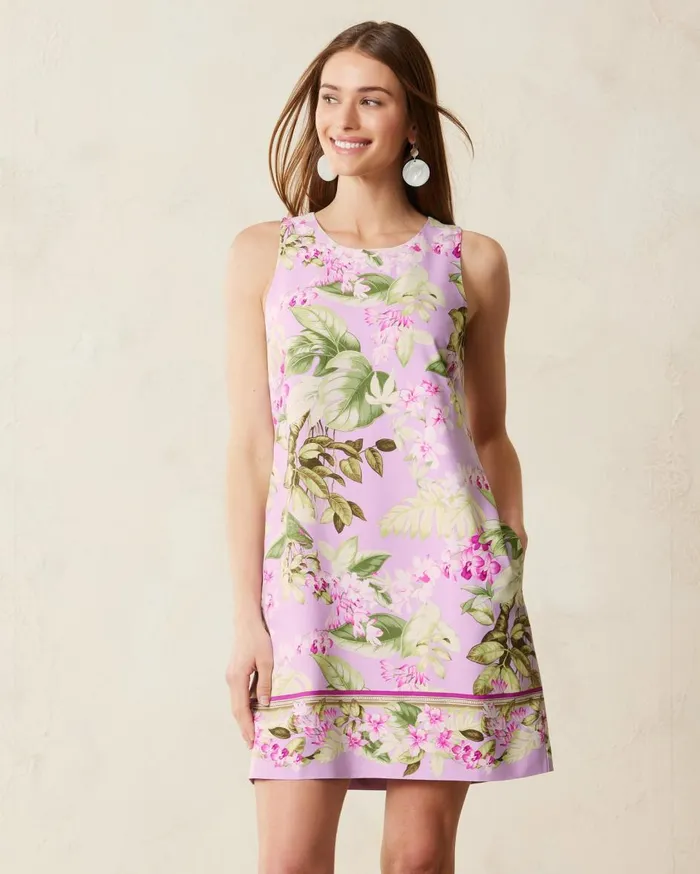 Tommy Bahama Orchid Dreams Silk Shift Dress Sleepy Violet Women Dresses Tommy Bahama Orchid Dreams Silk Shift Dress Sleepy Violet Women Dresses