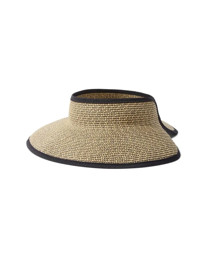 Tommy Bahama Packable UltraBraid Visor Black Multi Women Luggage and Travel Tommy Bahama Packable UltraBraid Visor Black Multi Women Luggage and Travel