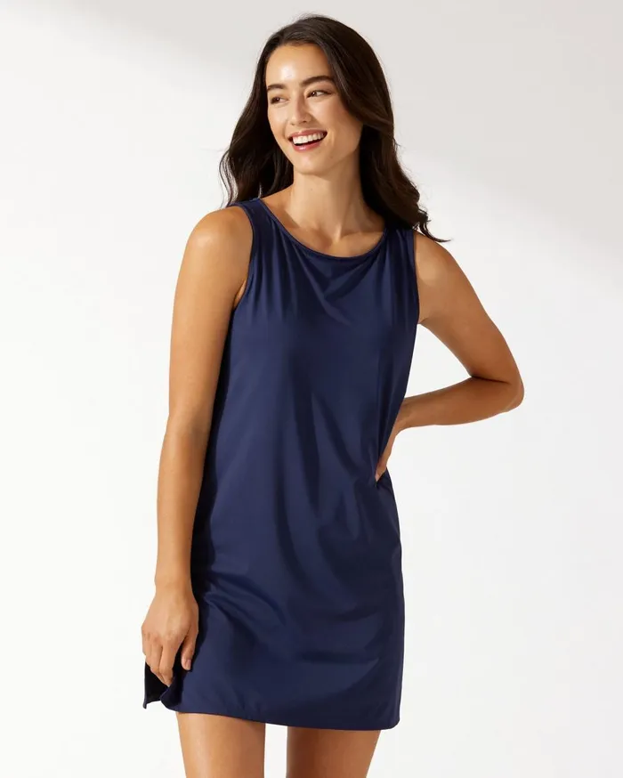 Tommy Bahama Pearl Beach Romper Mare Navy Women Coverups Tommy Bahama Pearl Beach Romper Mare Navy Women Coverups