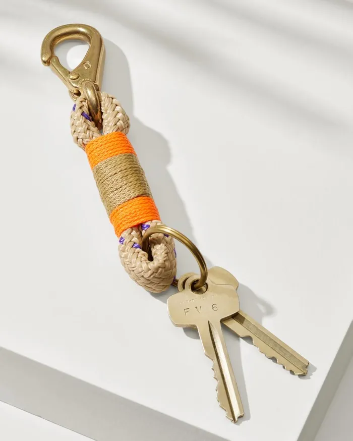 Tommy Bahama Rope Key Chain Blue Beach and Home Outdoor Accessories