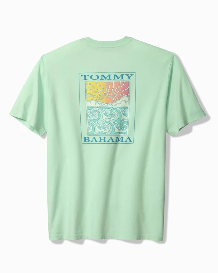 Tommy Bahama Santorini Sunrise Graphic TShirt Marina Men TShirts