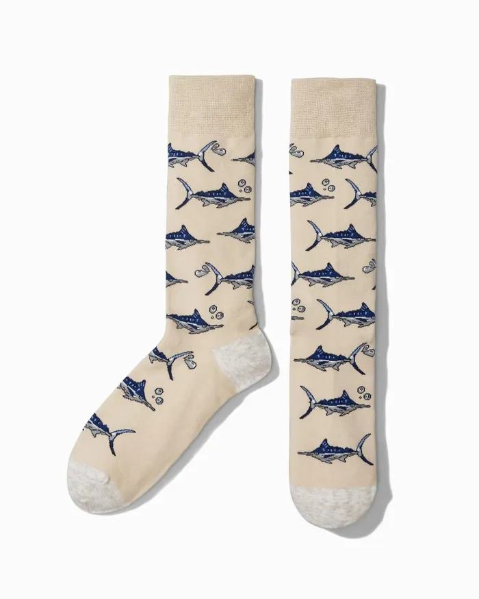 Tommy Bahama Signature Marlin Socks Coastline MenBig and Tall Socks
