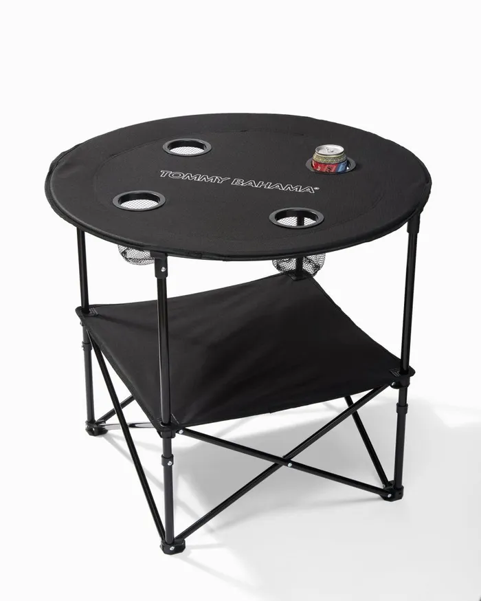 Tommy Bahama Tommy Bahama 28Inch Excursion Table Black Beach and Home Outdoor Accessories Tommy Bahama Tommy Bahama 28Inch Excursion Table Black Beach and Home Outdoor Accessories