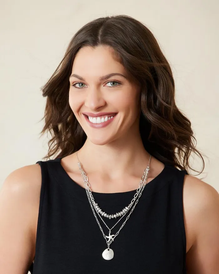 Tommy Bahama Tropical Oasis MultiCharm Bracelet Silver Women Jewelry Collections Tommy Bahama Tropical Oasis MultiCharm Bracelet Silver Women Jewelry Collections