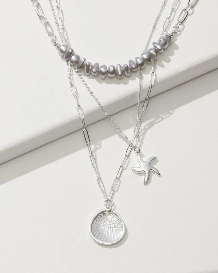 Tommy Bahama Tropical Oasis MultiCharm Bracelet Silver Women Jewelry Collections Tommy Bahama Tropical Oasis MultiCharm Bracelet Silver Women Jewelry Collections