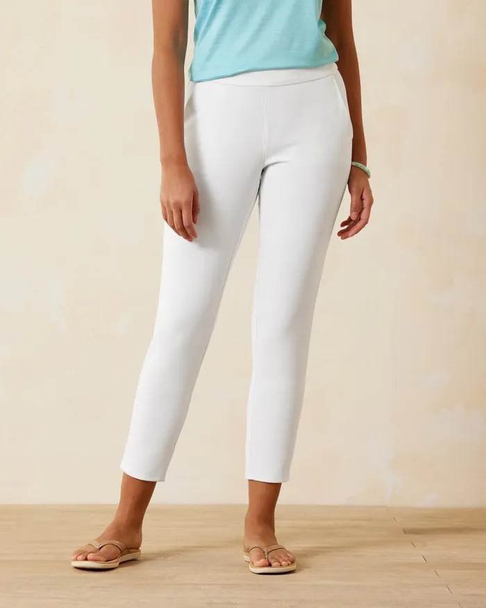 Tommy Bahama Two Palms Orchid Dreams HighRise Linen Easy Pants Surf Blue Women Pants and Crops Tommy Bahama Two Palms Orchid Dreams HighRise Linen Easy Pants Surf Blue Women Pants and Crops