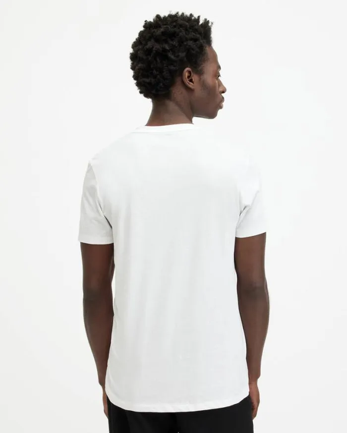 Tonic Ramskull Crew TShirt Optic White Men AllSaints TShirts