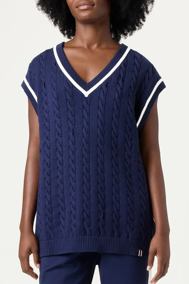 Tops and TShirts Men Fila Baseline Cable Knit Vest 492 Filanavygardenia Tops and TShirts Men Fila Baseline Cable Knit Vest 492 Filanavygardenia