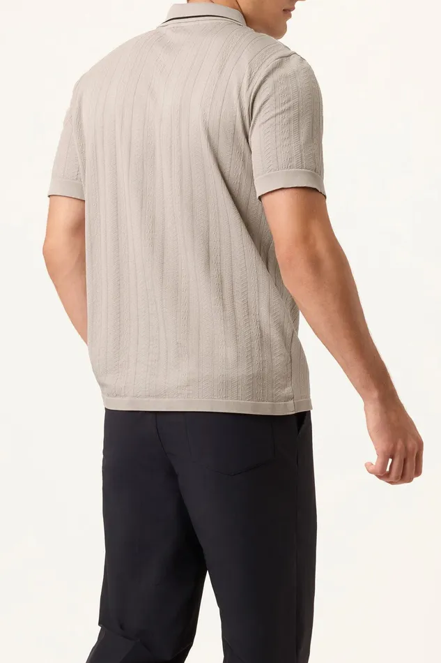 Tops and TShirts Men Fila Challenger Cable Zip Polo 921 Goat Tops and TShirts Men Fila Challenger Cable Zip Polo 921 Goat