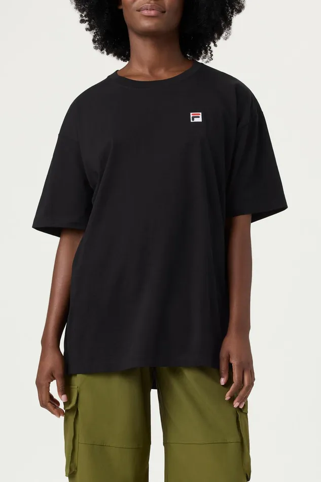 Tops and TShirts Men Fila Classic Relaxed Tee 001 Black Tops and TShirts Men Fila Classic Relaxed Tee 001 Black