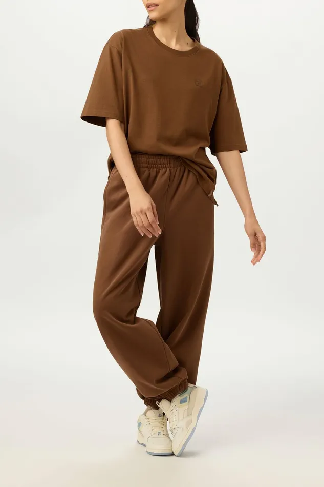 Tops and TShirts Women Fila Apex Relaxed Box Tee 200 Emperador Tops and TShirts Women Fila Apex Relaxed Box Tee 200 Emperador