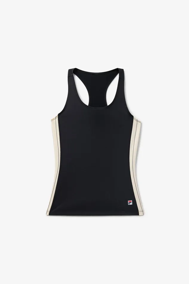 Tops and TShirts Women Fila Performance Iconic Racerback Tank 978 Blackangora