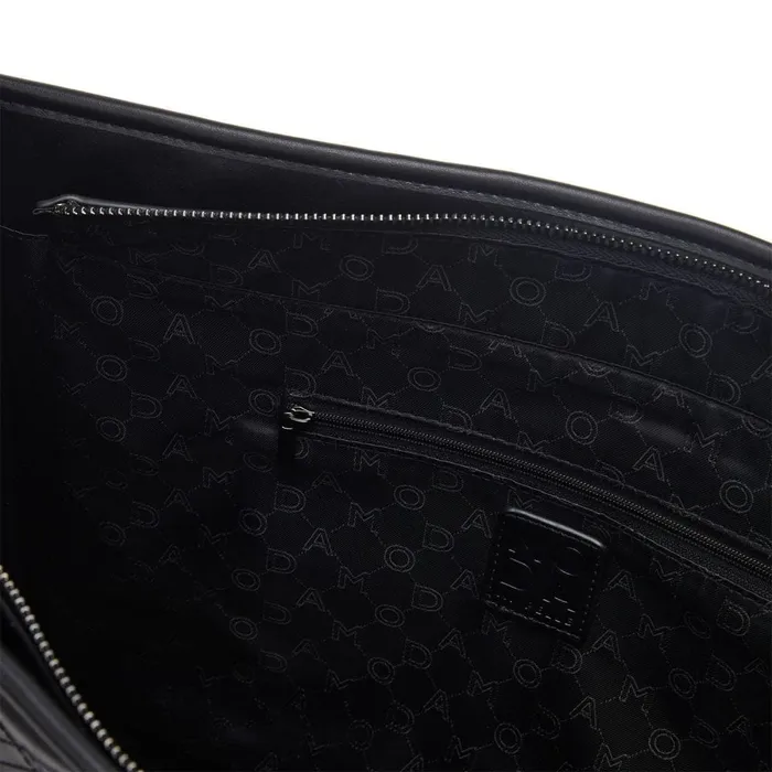 Tote Bags Women Moda In Pelle Becca Bag Black Porvair