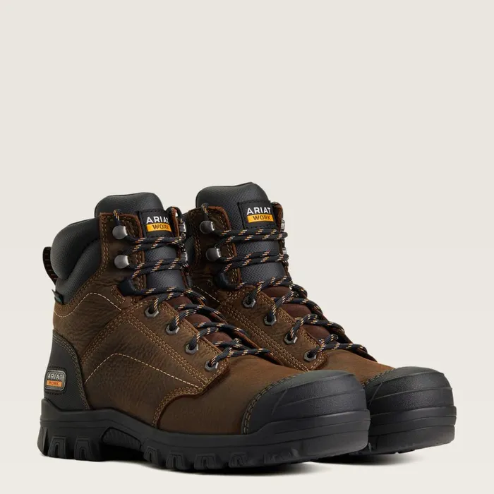 Treadfast 6034 Waterproof Work Boot Dark Brown Women Ariat Work Boots and Shoes Treadfast 6034 Waterproof Work Boot Dark Brown Women Ariat Work Boots and Shoes