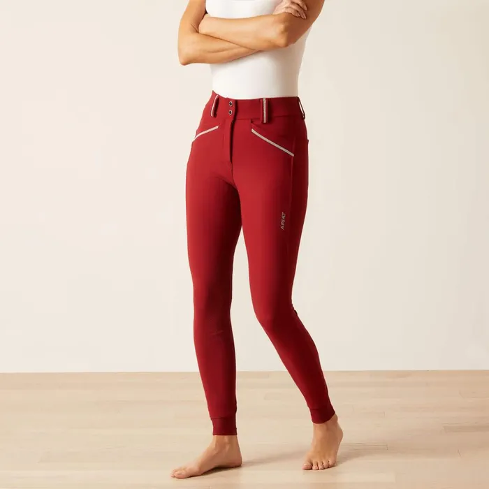 Tri Factor Grace Knee Patch Breech Sundried Tomato Women Ariat Pants and Shorts