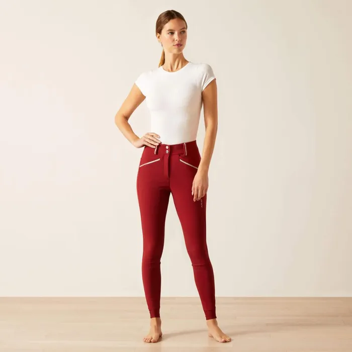 Tri Factor Grace Knee Patch Breech Sundried Tomato Women Ariat Pants and Shorts Tri Factor Grace Knee Patch Breech Sundried Tomato Women Ariat Pants and Shorts