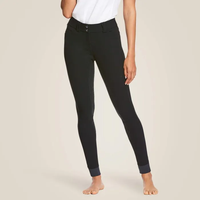 Tri Factor Grip Full Seat Breech Black Women Ariat Pants and Shorts