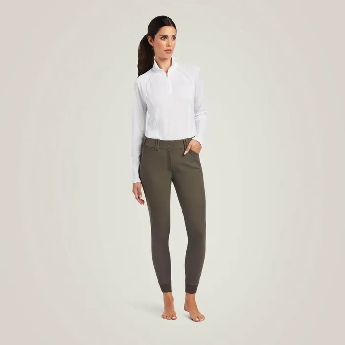 Tri Factor Grip Knee Patch Breech Banyan Bark Women Ariat Pants and Shorts Tri Factor Grip Knee Patch Breech Banyan Bark Women Ariat Pants and Shorts