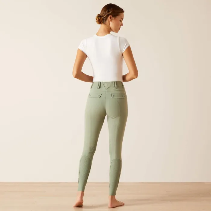 Tri Factor Grip Knee Patch Breech Lily Pad Women Ariat Pants and Shorts Tri Factor Grip Knee Patch Breech Lily Pad Women Ariat Pants and Shorts